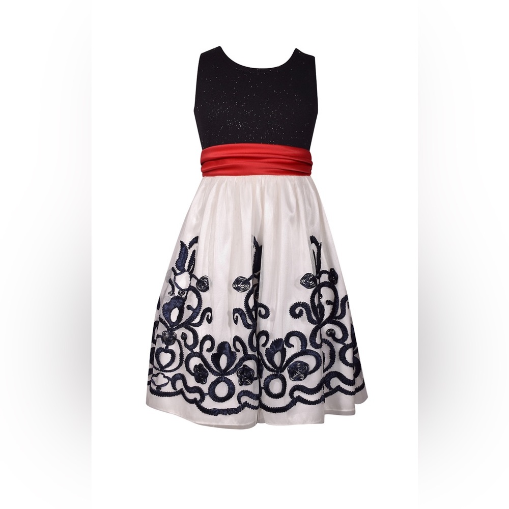 Bonnie Jean Red Bow Dress